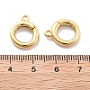 Rack Plating Brass Spring Gate Rings KK-H449-58G-02-NR-3