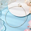 3mm Faceted Round Natural Citrine Beaded Necklaces for Women NJEW-JN05079-01-2