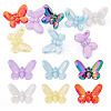10Pcs UV Plating Opaque Acrylic Beads OACR-TA0004-09-2