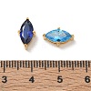 304 Stainless Steel Pave Cubic Zirconia Charms CU-CBABCF3-02G-3