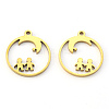 PVD Vacuum Plating 304 Stainless Steel Pendants LS-STAS-N092-79G-2