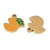 Fruit 304 Stainless Steel Enamel Charms STAS-C137-04C-G-2