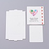 Kraft Paper Boxes and Earring Jewelry Display Cards CON-L015-A08-2