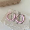 Alloy Epoxy Hoop Earrings FS-WG979F0-05-1