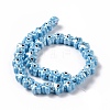 Handmade Porcelain Ceramic Beads Strands LAMP-B021-05A-3