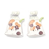 Baking Paint Alloy Pendants FIND-G109-07B-1