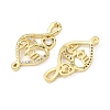 Mother's Day Brass Micro Pave Clear Cubic Zirconia Pendants CU-B002-04G-2