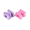 UV Plating Opaque Acrylic European Beads SACR-Z007-01M-2