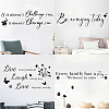 PVC Quotes Wall Sticker DIY-WH0200-019-6