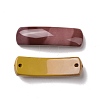 Natural Mookaite Connector Charms G-D460-02G-2