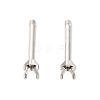 304 Stainless Steel Stud Earring Findings STAS-B091-02A-01P-1