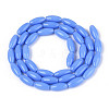 Opaque Glass Beads Strands X-GLAA-T028-15P-03-2