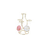 7-Slot Iron Easter Egg Display Stands ODIS-WH0058-21B-G-7