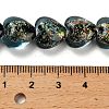 Handmade Dichroic Foil Glass Beads Strands DICH-U001-03E-4