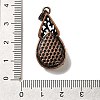 Natural Tiger Eye Pendants G-H065-01R-16-3