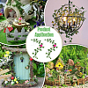 6Pcs PVC Artificial Flower Rattan DIY-PH0033-59-5