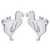 316L Stainless Steel Stud Earrings for Women FIND-PW0024-34B-1