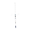 AB Color Plated Crystal Bullet Big Pendant Decorations LS-HJEW-G019-03C-1