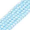 Electroplate Glass Beads Strands LS-EGLA-A044-P3mm-B06-1
