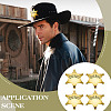4Pcs Iron Badge Brooches for Backpack Clothes JEWB-FG0001-49-5