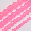 Natural & Dyed Malaysia Jade Bead Strands G-A146-6mm-A08-3