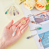 10Pcs 10 Styles Natural & Synthetic Mixed Gemstone Big Pendants FIND-FH0006-02-4