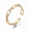 Brass Cuff Rings KK-T062-65G-NF-1