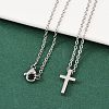 Non-Tarnish 304 Stainless Steel Pendant Necklaces X-NJEW-E141-42P-4
