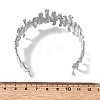 304 Stainless Steel Cuff Bangles for Women BJEW-D384-04P-3