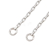 Brass Box Chain Bracelet Making KK-CBADBBF-02P-3