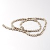 Electroplate Non-magnetic Synthetic Hematite Bead Strands G-F300-33B-06-2
