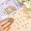 100Pcs Brass Snap on Bails KK-BBC0014-76G-3