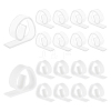 Globleland 48Pcs 2 Style  Transparent Plastic Anti-slip Tablecloth Clips AJEW-GL0002-15-1