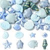 24Pcs 8 Styles Handmade Porcelain Beads PORC-FS0001-46C-1