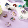 10Pcs 10 Styles Natural & Synthetic Gemstone Pendants G-YS0001-23-6