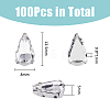 DICOSMETIC 100Pcs Teardrop Sew on Rhinestone RGLA-DC0001-05-2