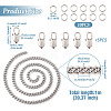DIY Chain Bracelet Necklace Making Kit DIY-YS0001-71-4