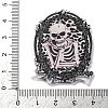 Halloween Theme Opaque Acrylic Pendants OACR-M019-01G-3