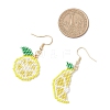 Glass Seed Beads Dangle Earrings EJEW-MZ00500-4