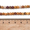 Round Natural Mookaite Gemstone Bead Strands G-J333-06-4mm-7