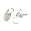316 Stainless Steel Leverback Earring Findings STAS-Q353-03B-P-2