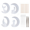 DIY Silicone Moon Molds Kits DIY-TA0008-30-10