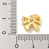 Rack Plating Brass Micro Pave Clear Cubic Zirconia Pendants KK-B093-01E-G-3