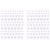 Women's PET Plastic Self Adhesive Face Glitter Stickers for Makeup DIY-OC0009-95B-1