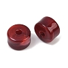 Two-Color Opaque Acrylic Imitation Gemstone Beads AC-CBA3EFE-02P-3