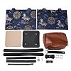 DIY Chinese Print PU Leather Handbag Making Kits FB-CBA9065-04-2