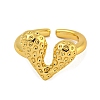 Brass Cuff Rings for Women RJEW-E294-06G-02-2