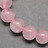 Natural Rose Quartz Bead Strands G-R173-14mm-04-1