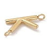 304 Stainless Steel Letter Connector Charms LS-STAS-M108-01G-11-2