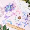 100Pcs 10 Colors Gradient Color 2-Layer Fibre Tulle Ornament Accessories FIND-SC0005-81-3